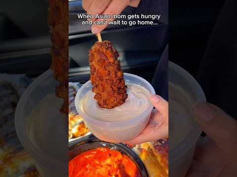 When Asian mom gets hungry and can’t wait to go home… #food #eating #mukbang #burrito