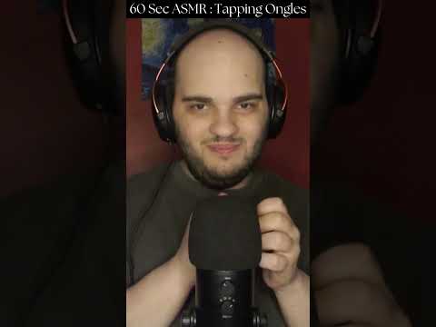 60 sec ASMR : Tapping sur mes Ongles  #asmr #asmrfr