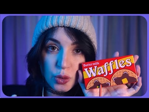 1.5 Minute ASMR | Drawing waffles on you (?)
