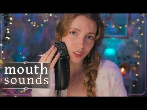 ASMR MOUTH SOUNDS suaves y HÚMEDOS para DORMIR 🧸💤