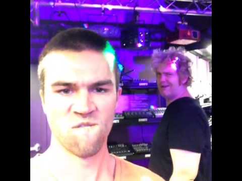 Headbanging in the music store Vine