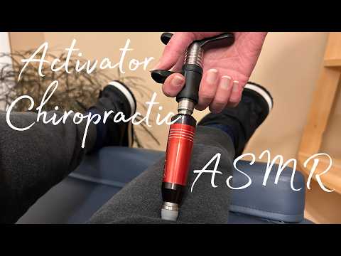 Activator Chiropractic ASMR - The Most Relaxing Leg Adjustment