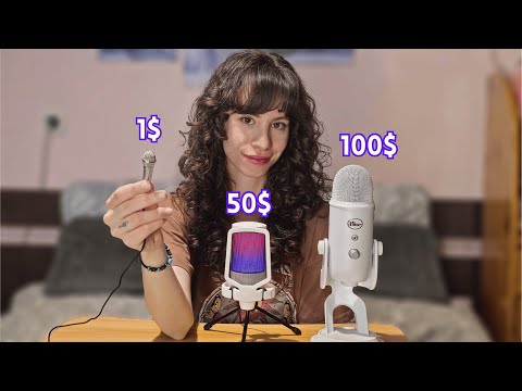 1$ vs 50$ vs 100$ Microphone | ASMR Trigger Test & Comparison🎙️