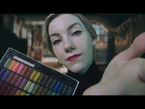 ASMR 🎨 Dramatic Artist Captures Your Essence | Soft Spoken, Personal Attention & Compliments