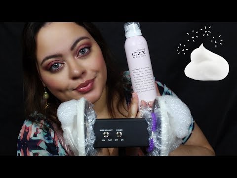 ASMR| Fizzy Foam & Pop Rocks Fizzy, Popping, Crackling Sounds (3Dio)