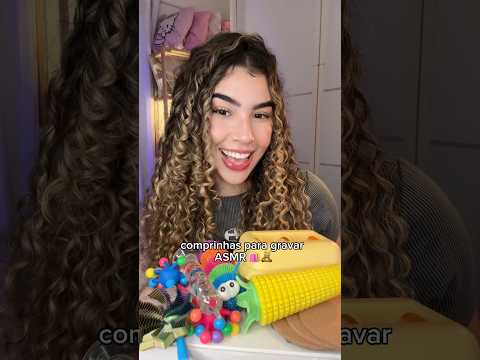novos brinquedos para gravar ASMR 🛍️😃 #shorts