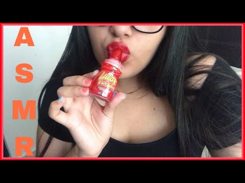 COMIENDO UN “PANZÓN” (CHAMOY EN MI LENGUA 👅) | ASMR EN ESPAÑOL