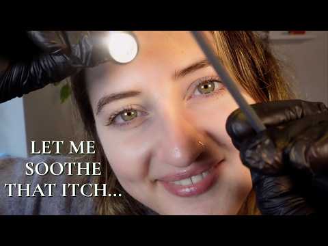 You’ve Got an Itchy Scalp… Let Me Help 🤍 | ASMR Scalp Treatment & Massage