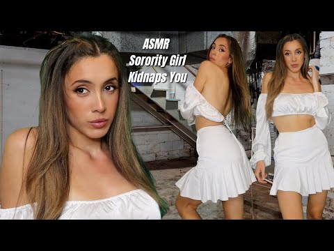 ASMR Sorority Girl Kidnaps You | soft spoken + tickling you