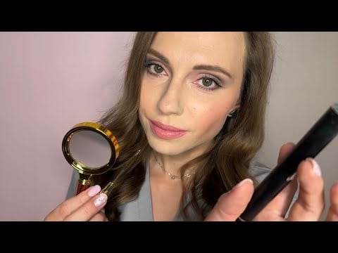 АСМР Детальный Осмотр Кожи Лица • Близкий и Липкий Шепот • ASMR Doctor