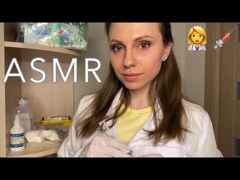 АСМР Ролевая игра Делаем прививку 💉 Врач 👩‍⚕️ ASMR Role Play Vaccination💉 Doctor