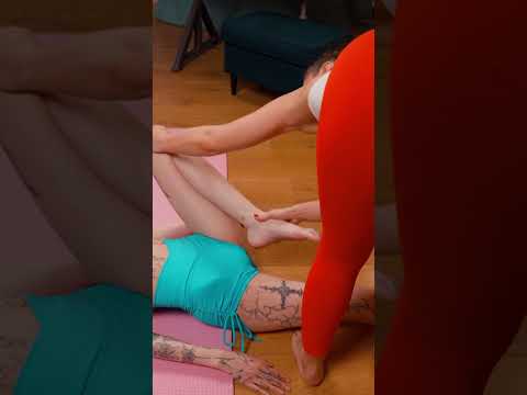 Pilates inspired stretch routine by Kristina and Olga #stretching