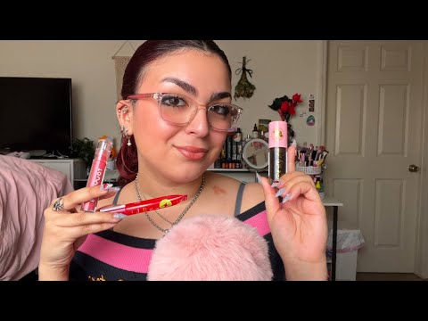 ASMR | finding your perfect shade ♡ tingliest lip gloss application & personal attention