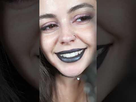 Your Goth Girlfriend Traces Your Face #asmr #tingles #triggers #visualtingles
