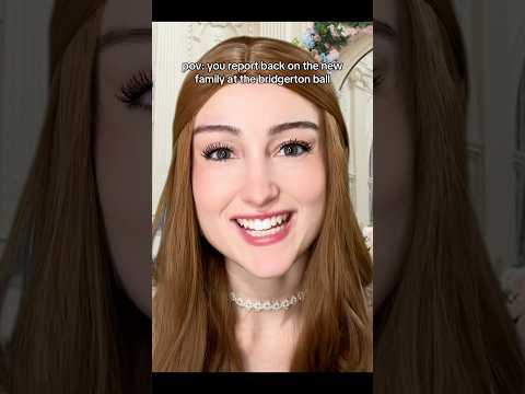 pov: you report back on the new family at the bridgerton ball #asmr