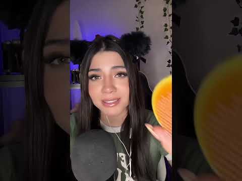 ASMR   ¿Cuántas veces ves la pantalla azul？ 💙 IG： Anny asmr #asmr #inaudibles #asmrsounds #relax