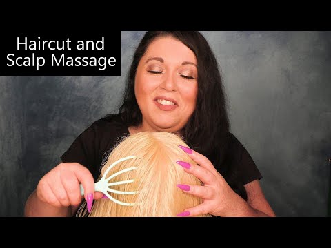 ASMR Hair Salon Roleplay (Haircut, Scalp Massage, Scalp Scratching, Whispering)