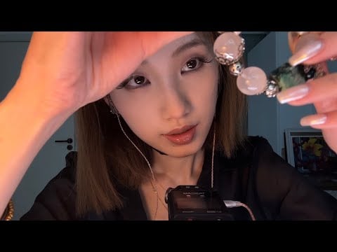 ASMR Crystal Suction & Healing, Rest Your Head Softly On My Palm..