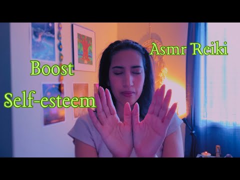 ASMR: powerful reiki energy cleanse🌿self worth🧘‍♀️heal negative self talk 💛