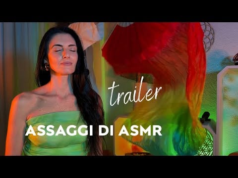 TRAILER Assaggi di ASMR su persona dal vivo! Pulizia energetica e massaggio