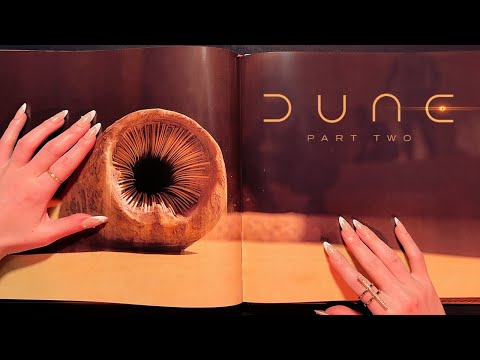 ASMR Dune: Part Two Art Book ✨ Flip-Through (tracing, tapping, whispering)