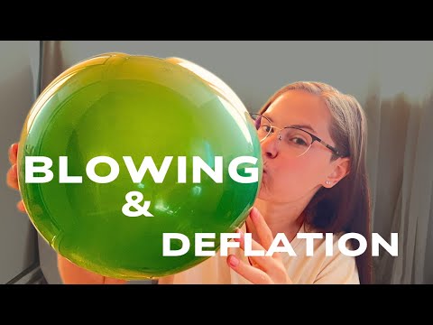 3 MIN Blowing & Deflation Balloons - ASMR Looner ✨ 