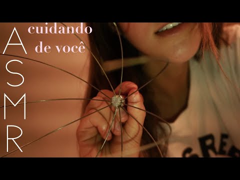 ASMR DURMA COM MEUS CUIDADOS: massagem na cabeça, atenção pessoal, meditação relaxante e mais!