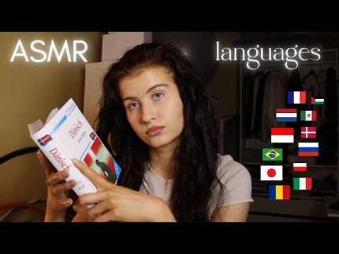 ASMR PODCAST EP. 1 all the LANGUAGES I'm learning (soft) spoken / unintentional ASMR