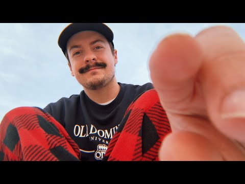 [LOFI ASMR] Visual ASMR Triggers by the Beach | Hand Movements and Tracing