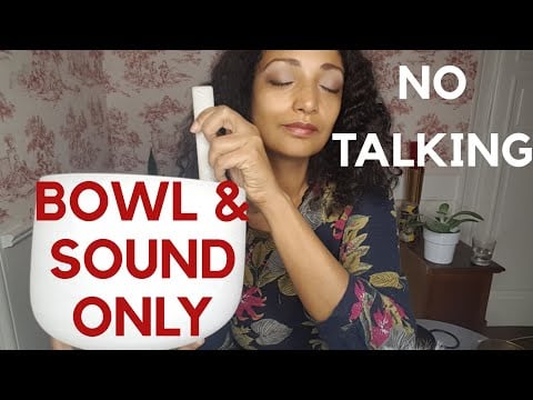 NO TALKING! Sound Therapy & Cardiac Coherence - Sound bath / singing bowl ASMR