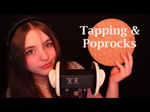 ASMR 🩷 Tapping & Poprocks mouth sounds 🩷 1 Hour, No Talking 🩷