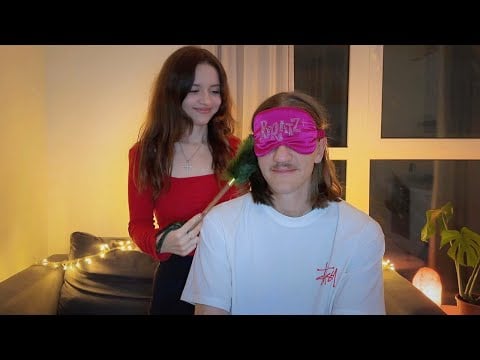 ASMR Guess the Trigger 🎧 Relaxing Challenge with Boyfriend