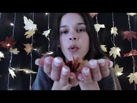 🍂 Autumn ASMR 🍂  Beautiful, Magical, Fall ~ Leaf Sounds | Repeated Words | Visuals | Counting