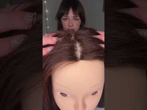 scratching your hairline [ASMR]