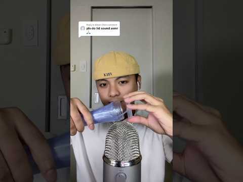 Lid sounds #asmr #satisfying #sleep