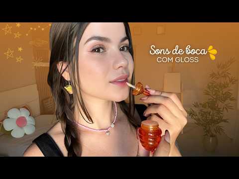 ASMR Sons de Boca Molhados com Gloss 💦