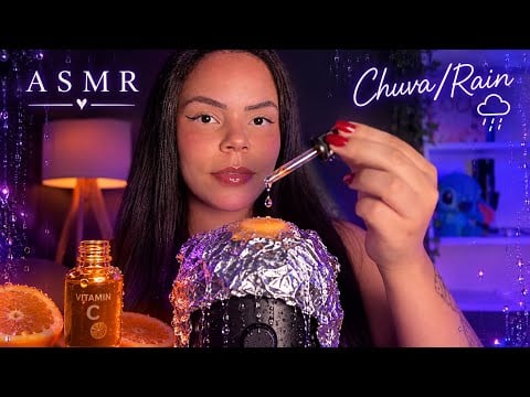 ASMR RAIN 🌧️ O Som da Chuva no Microfone que Você Precisa Ouvir para Dormir