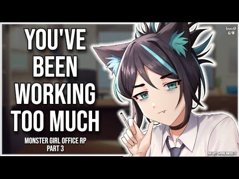 3DIO ASMR | Werewolf Office Admin Eases your Worries | Office Lady October