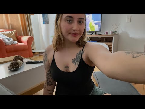 asmr casero en el SUELO de mi sala de estar 💞 