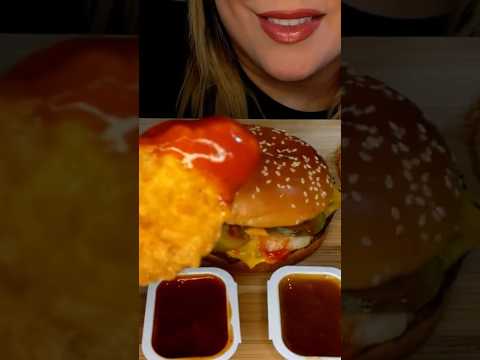 McDonald’s Chicken #shorts #asmr #asmreating #mcdonalds