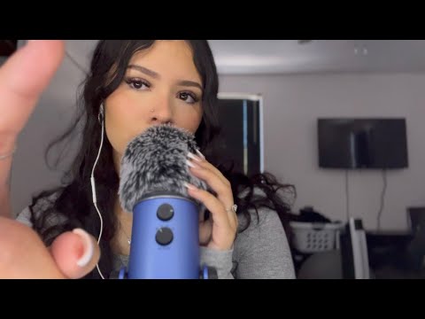 ASMR | the most relaxing semi inaudible whispers + mic brushing😴