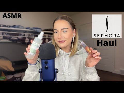 ASMR ✨ Sephora haul feat. Fenty, ABH, Charlotte Tilbury & more (100% whispered w tapping)