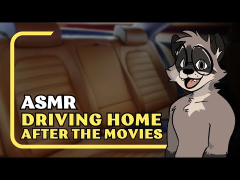 [Furry ASMR] Roomate Drives You Home After the Movies 🤍 | Car Sounds, Taking You To McDonald's...