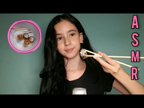 ASMR COMENDO SUSHI🍣