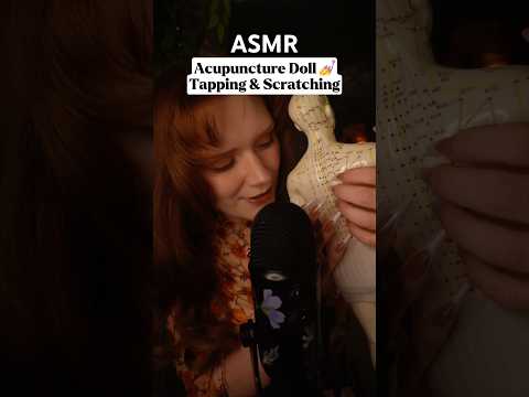 Scratch your back ASMR Acupuncture doll tapping scratching long nails 💅