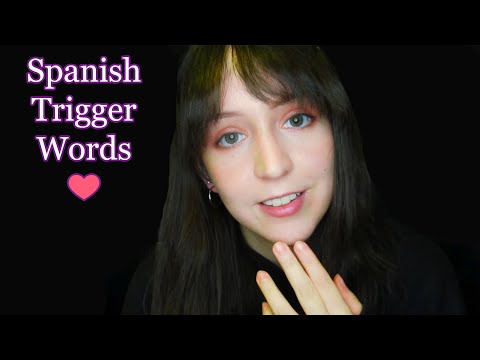 ⭐ASMR Spanish Trigger Words, Ear to Ear Spanish (Whispering, Soft Spoken)