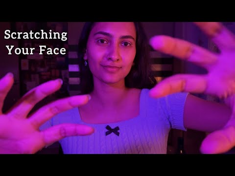 ASMR HAND MOVEMENTS & SCRATCHING YOUR FACE