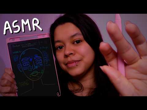 Cartographie de ton visage 🗺️ ASMR FR (soft spoken, mesure, face touching..)