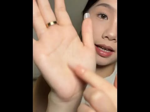 【助眠】用嘴巴👄发出刺痛的声音，长指甲手势助眠，轻微慢敲击，口水画#asmr助眠视频 #声控助眠 #解压声控 #哄睡系列 #敲击音