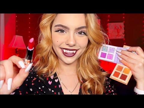ASMR VAMPIRE Your Makeup 🎃💄HALLOWEEN Layered Personal Attention For SLEEP 😴